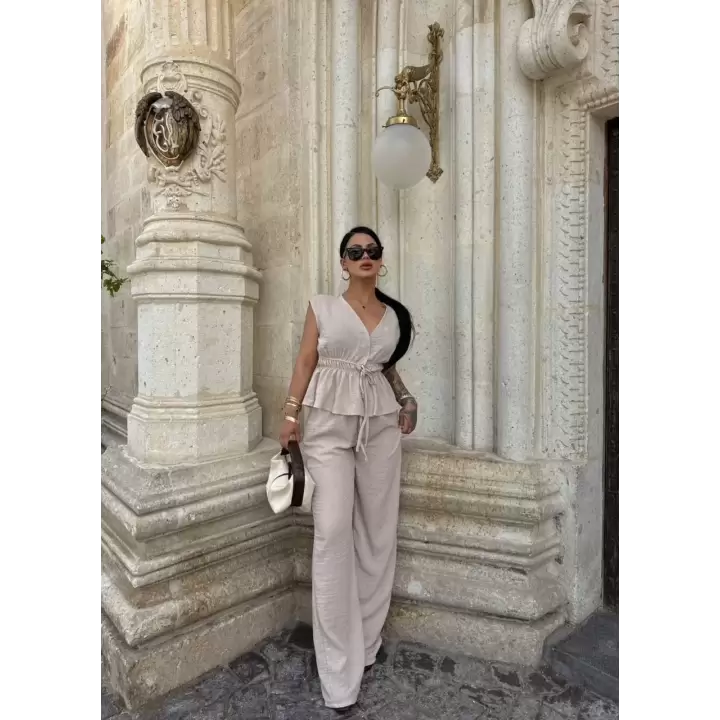 Elina Dokulu Keten Takım