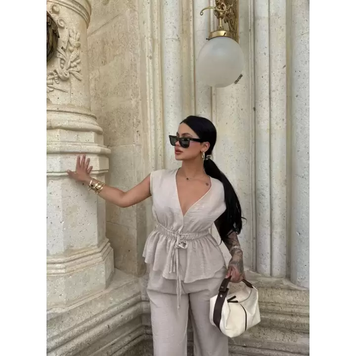 Elina Dokulu Keten Takım
