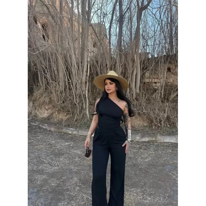 Gofre Tek Omuz İkili Takım