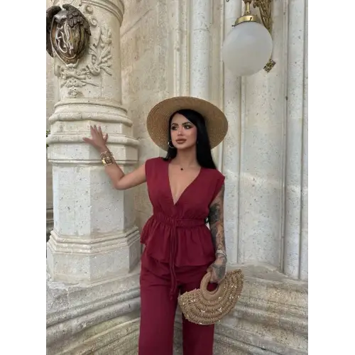 Elina Dokulu Keten Takım