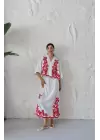 Nakış İşlemeli Keten Takım