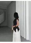 Asimetrik Vatkalı Bluz