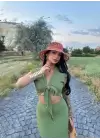 Önü Bağlamalı Etekli Takım