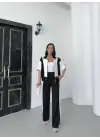 Garnili Kısa Kol Takım