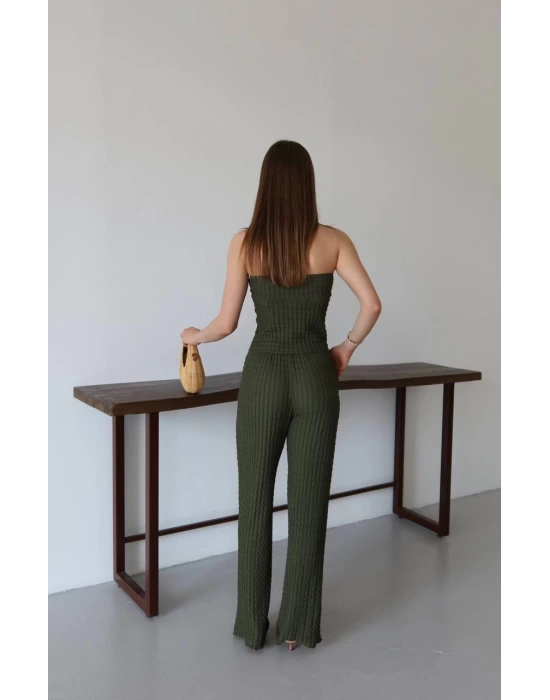 Straplez Büzgü Gofre Takım