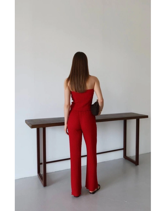 Straplez Büzgü Gofre Takım
