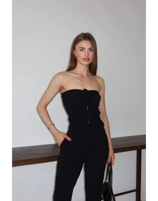 Straplez Büzgü Gofre Takım