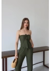 Straplez Büzgü Gofre Takım