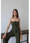 Straplez Büzgü Gofre Takım
