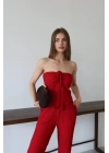 Straplez Büzgü Gofre Takım