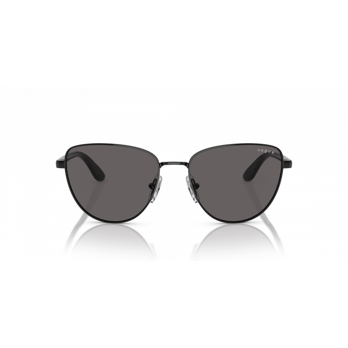Vogue Kadın Güneş Gözlüğü - Cat-eye Form Siyah Metal Çerçeve Gri Cam 0VO4286S