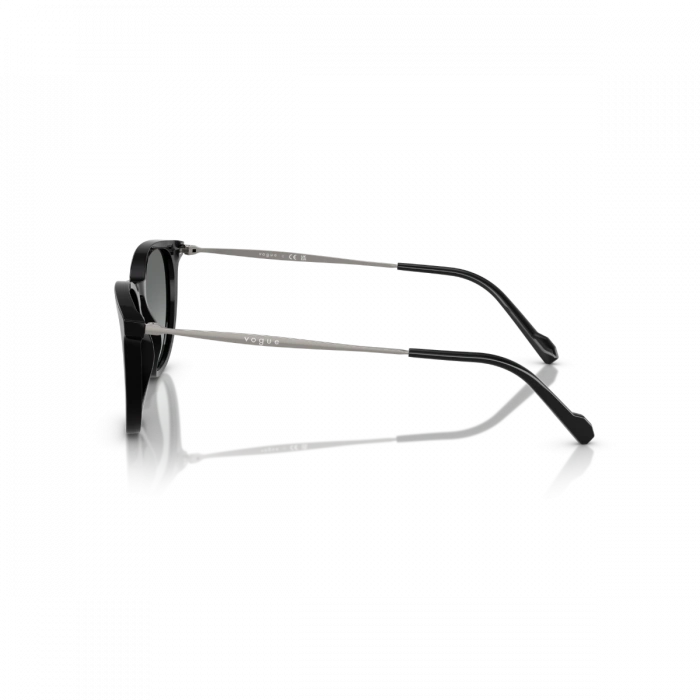 Vogue Erkek Güneş Gözlüğü - Phantos Form Siyah Kemik Çerçeve Gri Geçişli Cam Degrade 0VO5594SI
