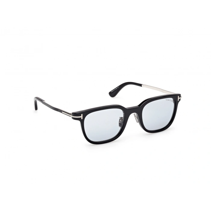 Tom Ford Unisex Güneş Gözlüğü - Kare Form Siyah Çerçeve Mavi Cam (UV400) FT1233