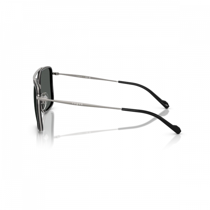 Vogue Erkek Güneş Gözlüğü - Kare Form Tunç Grisi Metal Çerçeve Koyu Gri Cam 0VO4336SI