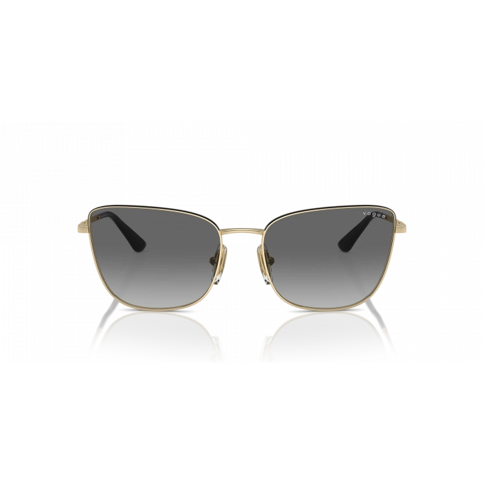 Vogue Kadın Güneş Gözlüğü - Butterfly Form, Açık Altın/Top Black Metal Çerçeve Gri Degrade Cam 0VO4308S