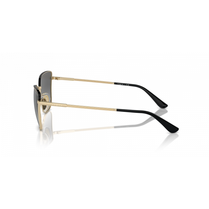 Vogue Kadın Güneş Gözlüğü - Butterfly Form, Açık Altın/Top Black Metal Çerçeve Gri Degrade Cam 0VO4308S