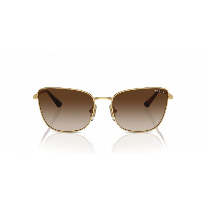 Vogue Kadın Güneş Gözlüğü - Butterfly Altın Metal Çerçeve Kahverengi Degrade Cam 0VO4308S