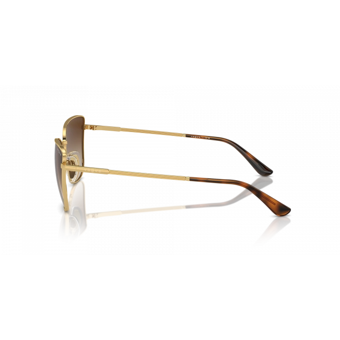 Vogue Kadın Güneş Gözlüğü - Butterfly Altın Metal Çerçeve Kahverengi Degrade Cam 0VO4308S