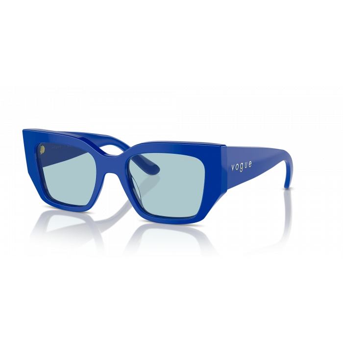 Vogue Kadın Güneş Gözlüğü - Geometrik/İrregüler Form Mavi Kemik Çerçeve Açık Azure Cam 0VO5583S