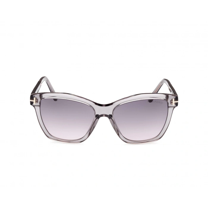 Tom Ford Kadın Güneş Gözlüğü - Kristal Gri Kemik Çerçeve Gri Degrade Cam FT1087