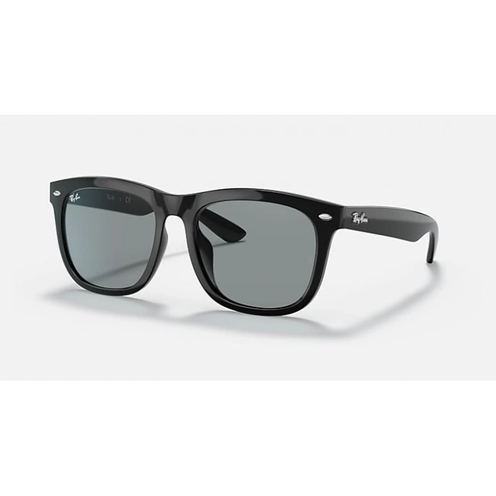 Ray-Ban Unisex Güneş Gözlüğü - Kare Siyah Kemik Çerçeve Klasik Koyu Gri Cam %100 UV Koruma RB4260D