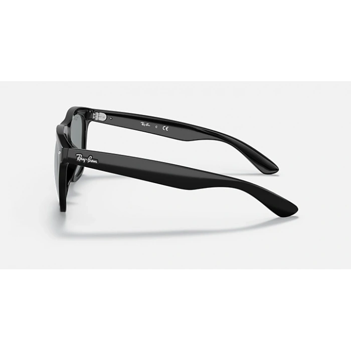 Ray-Ban Unisex Güneş Gözlüğü - Kare Siyah Kemik Çerçeve Klasik Koyu Gri Cam %100 UV Koruma RB4260D