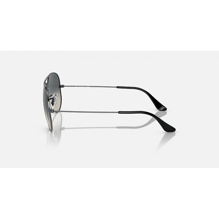 Ray-Ban Unısex Güneş Gözlüğü - Damla Gri Metal Metal Çerçeve Füme Cam Degrade %100 UV Koruma 0RB3025