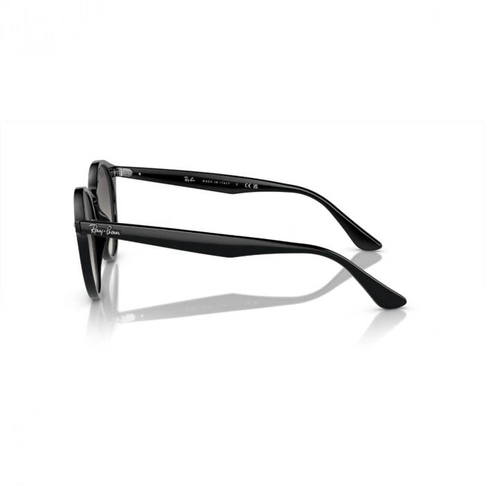 Ray-Ban Güneş Gözlüğü - Yuvarlak Siyah Kemik Çerçeve Gri Cam Degrade %100 UV Koruma 0RB2180