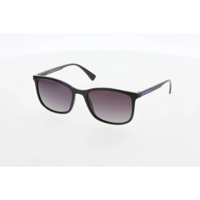 Mustang Erkek Güneş Gözlüğü - Kare Siyah Kemik Çerçeve Füme Cam Polarize UV400 Mu2504