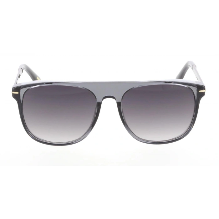 Mustang Erkek Güneş Gözlüğü - Kare Füme Kemik Çerçeve Füme Degrade Cam, UV400 MU2503