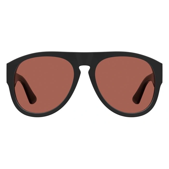 Moschino Kadın Güneş Gözlüğü - Pilot Siyah Kemik Çerçeve Pembe Cam UV400 176/S