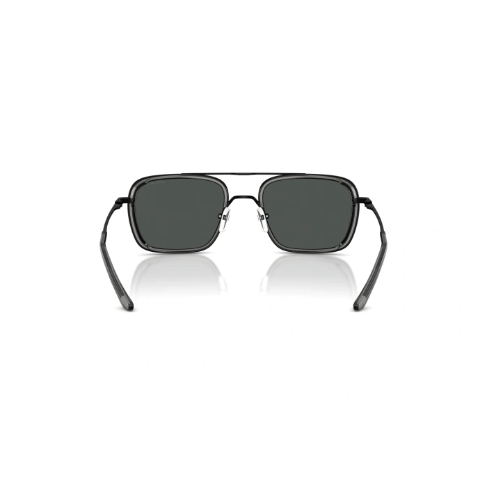 Emporio Armani Erkek Güneş Gözlüğü - Pilot Siyah Metal Çerçeve Füme Cam %100 UV Koruma 0EA2162 300187 54