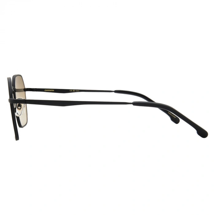 Carrera Erkek Güneş Gözlüğü - Geometrik Mat Siyah Metal Çerçeve Kahverengi Degrade Cam %100 UV Koruma CARRERA 334/S 0003/86 52