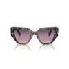 Vogue Kadın Güneş Gözlüğü - Geometrik/İrregüler Form Pembe Havana Kemik Çerçeve Kahverengi/Mor/Mavi Cam 0VO5409S
