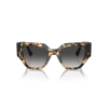 Vogue Kadın Güneş Gözlüğü - Geometrik/İrregüler Form Sarı Havana Kemik Çerçeve Gri Degrade Cam 0VO5409S
