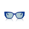 Vogue Kadın Güneş Gözlüğü - Geometrik/İrregüler Form Mavi Kemik Çerçeve Açık Azure Cam 0VO5583S
