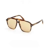 Tom Ford Unisex Güneş Gözlüğü - Havana Çerçeve Fotokromik Cam FT1209