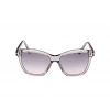 Tom Ford Kadın Güneş Gözlüğü - Kristal Gri Kemik Çerçeve Gri Degrade Cam FT1087