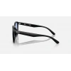 Ray-Ban Unisex Güneş Gözlüğü - Kare Siyah Kemik Çerçeve Mavi Cam %100 UV Koruma 0RB4392D