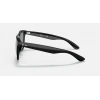 Ray-Ban Unisex Güneş Gözlüğü - Kare Siyah Kemik Çerçeve Klasik Koyu Gri Cam %100 UV Koruma RB4260D