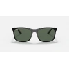 Ray-Ban Erkek Güneş Gözlüğü - Kare Siyah Kemik Çerçeve Koyu Yeşil Cam %100 UV Koruma 0RB4232