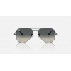 Ray-Ban Unısex Güneş Gözlüğü - Damla Gri Metal Metal Çerçeve Füme Cam Degrade %100 UV Koruma 0RB3025
