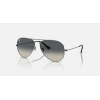 Ray-Ban Unısex Güneş Gözlüğü - Damla Gri Metal Metal Çerçeve Füme Cam Degrade %100 UV Koruma 0RB3025