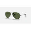 Ray-Ban Unisex Güneş Gözlüğü - Damla Gri Metal Metal Çerçeve Yeşil Polarize Cam %100 UV Koruma 0RB3025