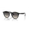 Ray-Ban Güneş Gözlüğü - Yuvarlak Siyah Kemik Çerçeve Gri Cam Degrade %100 UV Koruma 0RB2180
