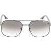 Mustang Erkek Güneş Gözlüğü - Pilot Form Gri Metal Çerçeve Gri Cam UV400 MU2378