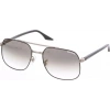 Mustang Erkek Güneş Gözlüğü - Pilot Form Gri Metal Çerçeve Gri Cam UV400 MU2378