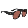 Moschino Kadın Güneş Gözlüğü - Pilot Siyah Kemik Çerçeve Pembe Cam UV400 176/S