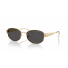 Michael Kors Kadın Güneş Gözlüğü - Oval Altın Metal Çerçeve Gri Cam UV Koruma 0MK1161 189687 56