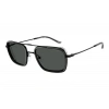Emporio Armani Erkek Güneş Gözlüğü - Pilot Siyah Metal Çerçeve Füme Cam %100 UV Koruma 0EA2162 300187 54